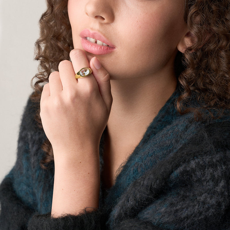 Fossil Sadie Stainless Steel Ring JF048967107-zoom-