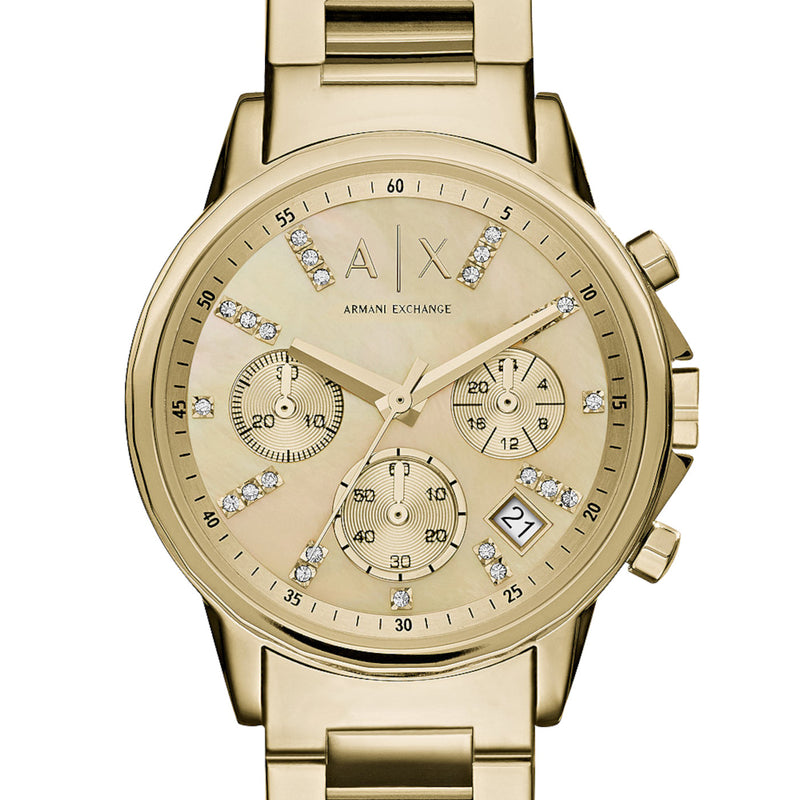 Armani Exchange Lady Banks Chronograaf Dames Horloge AX4327-zoom-