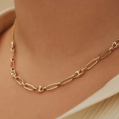 Isabel Bernard Aidee Demie 14 Carat Golden Necklace IB340117