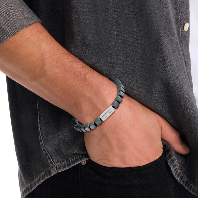 Calvin Klein Bracelet De Couleur Grise CJ35100060-zoom-