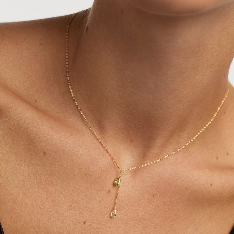 P D Paola Color Collier Plaqué or 18 carats CO01-863-U-zoom-