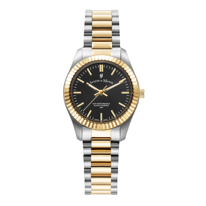 Jacques du Manoir Inspiration Prime Montre Femme Noire JWL03906-zoom-