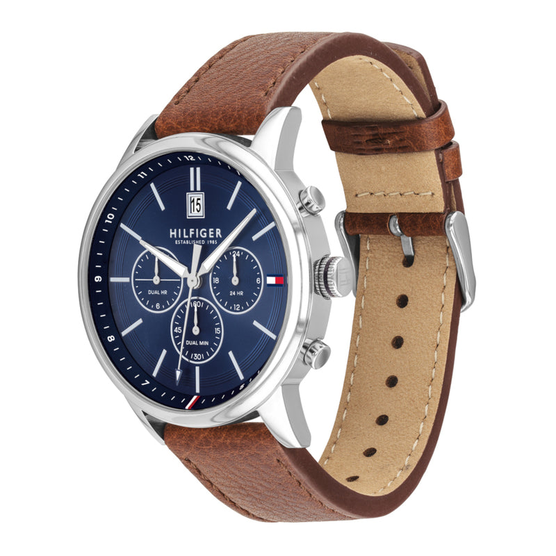 Tommy Hilfiger Hommes Montre Marron TH1791629-zoom-