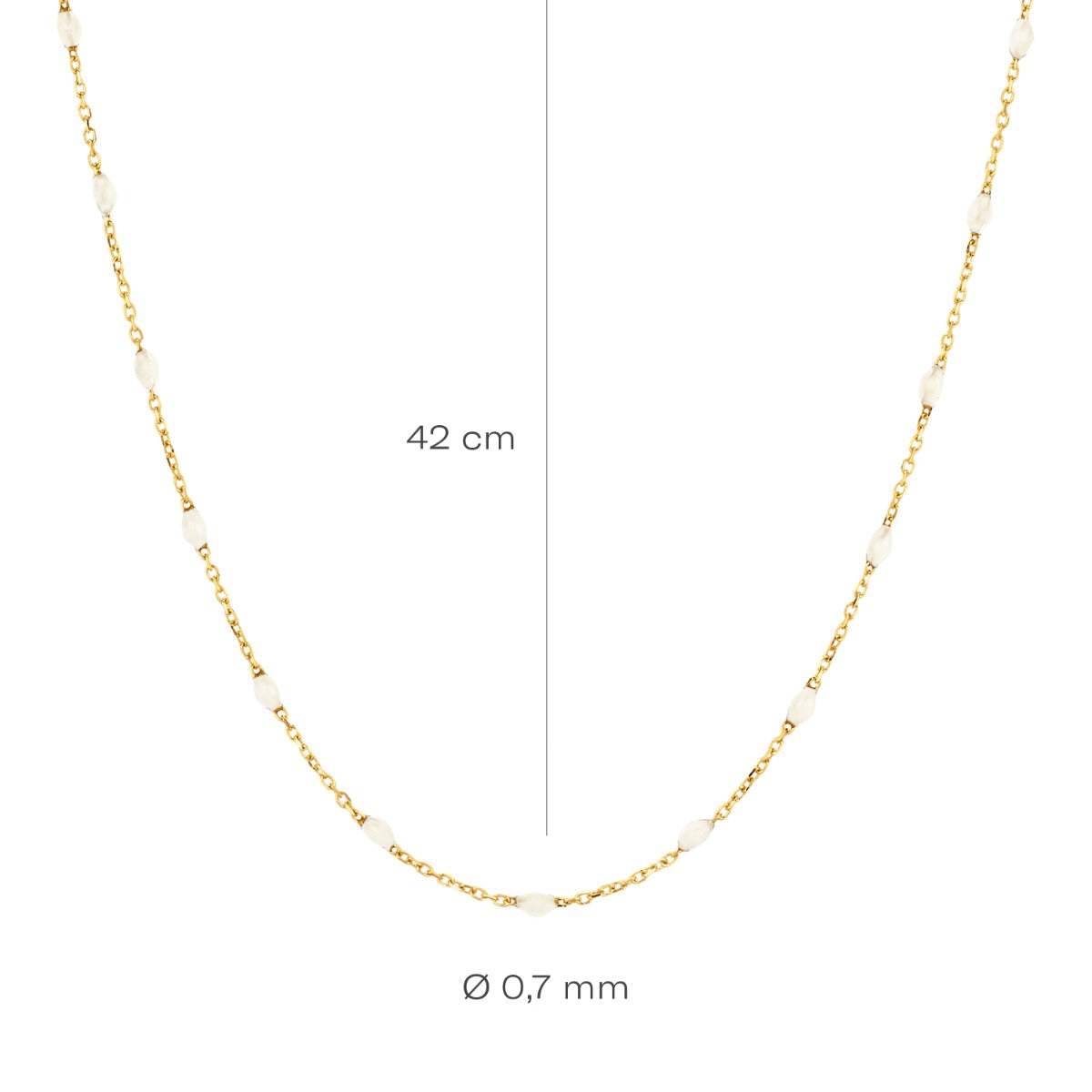 Blush 14 karat gold Necklace 3162YRM