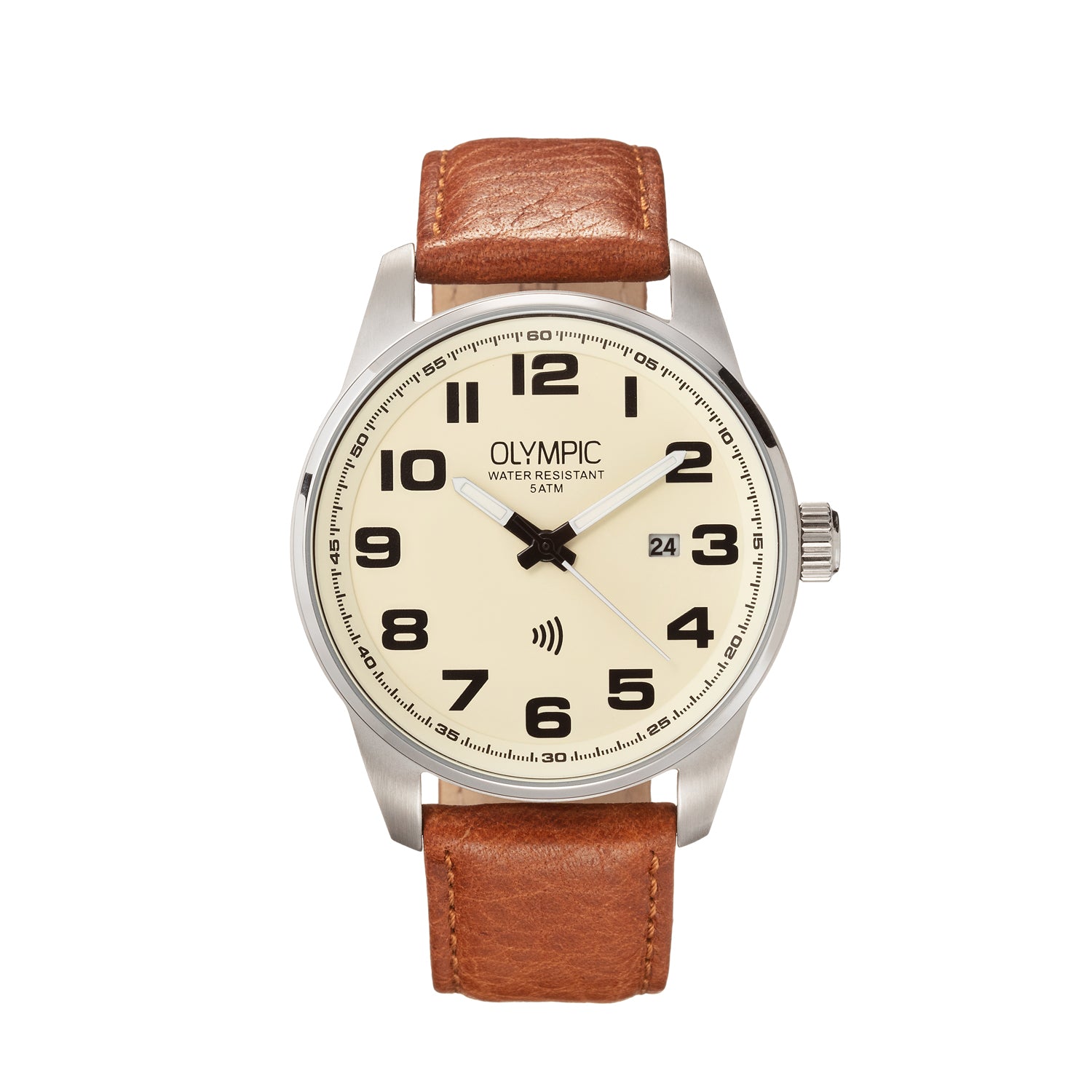 Olympic David Cream Men's Watch 2002-OL89HSL049
