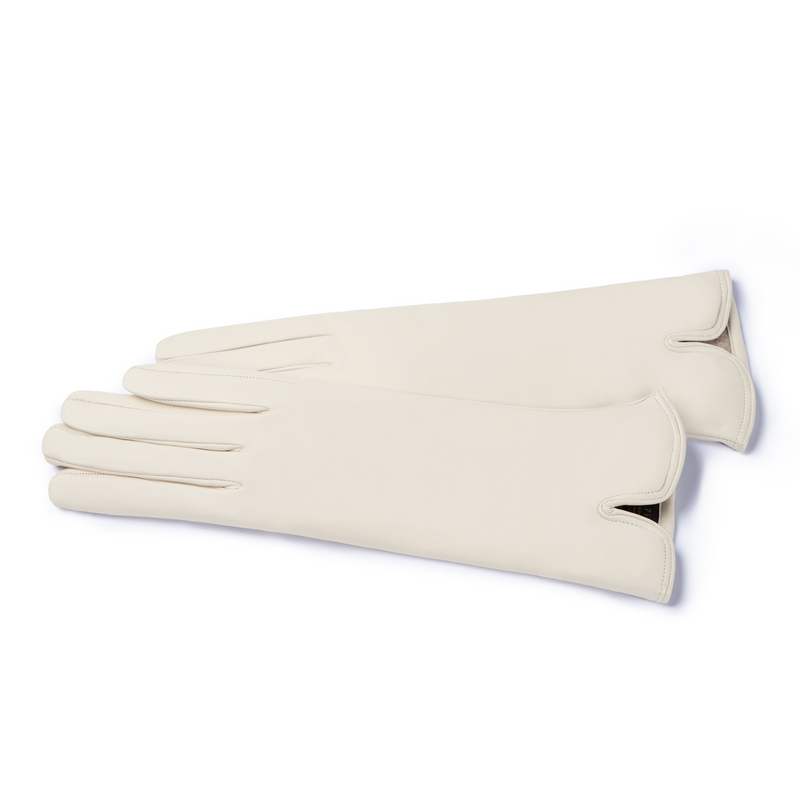 Isabel Bernard Honoré Sylvie gants crème en cuir de chèvre IB67004-372-7-zoom-