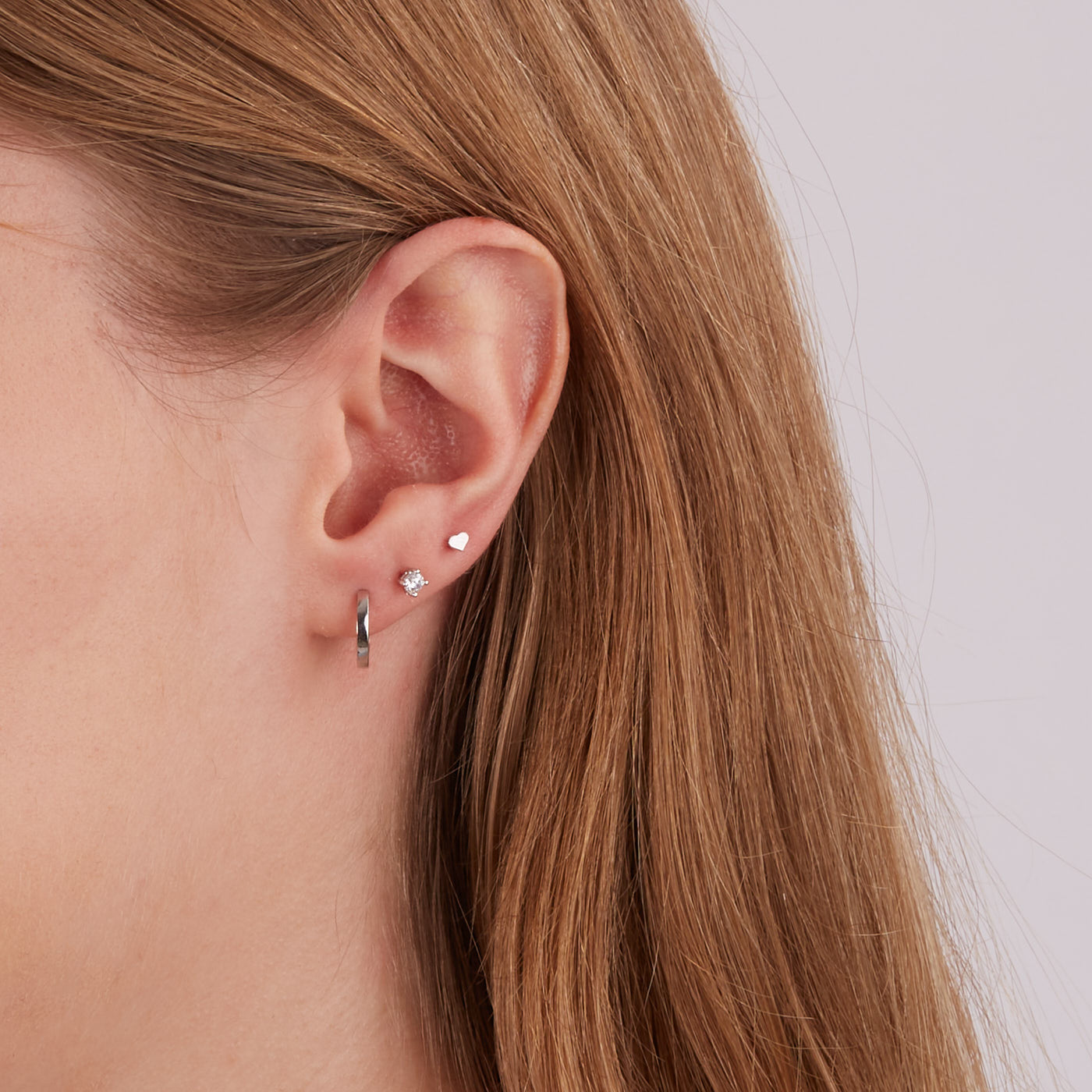 Karma 925 Sterling Zilveren Shape of my Heart Earparty-72