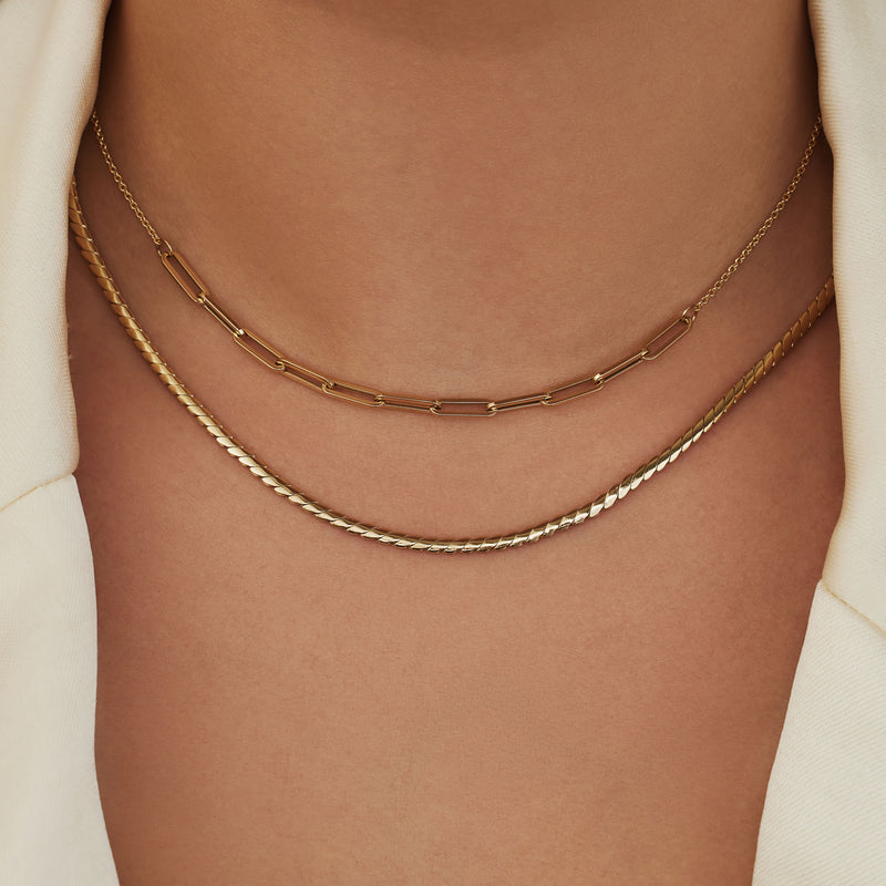 Isabel Bernard Aidee Femmes Collier Or 14 carats IB340081-zoom-