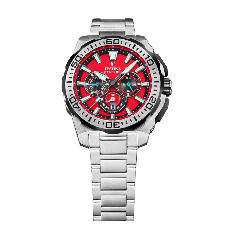 Festina Chrono Bike Montre Homme Rouge F20724/5-zoom-