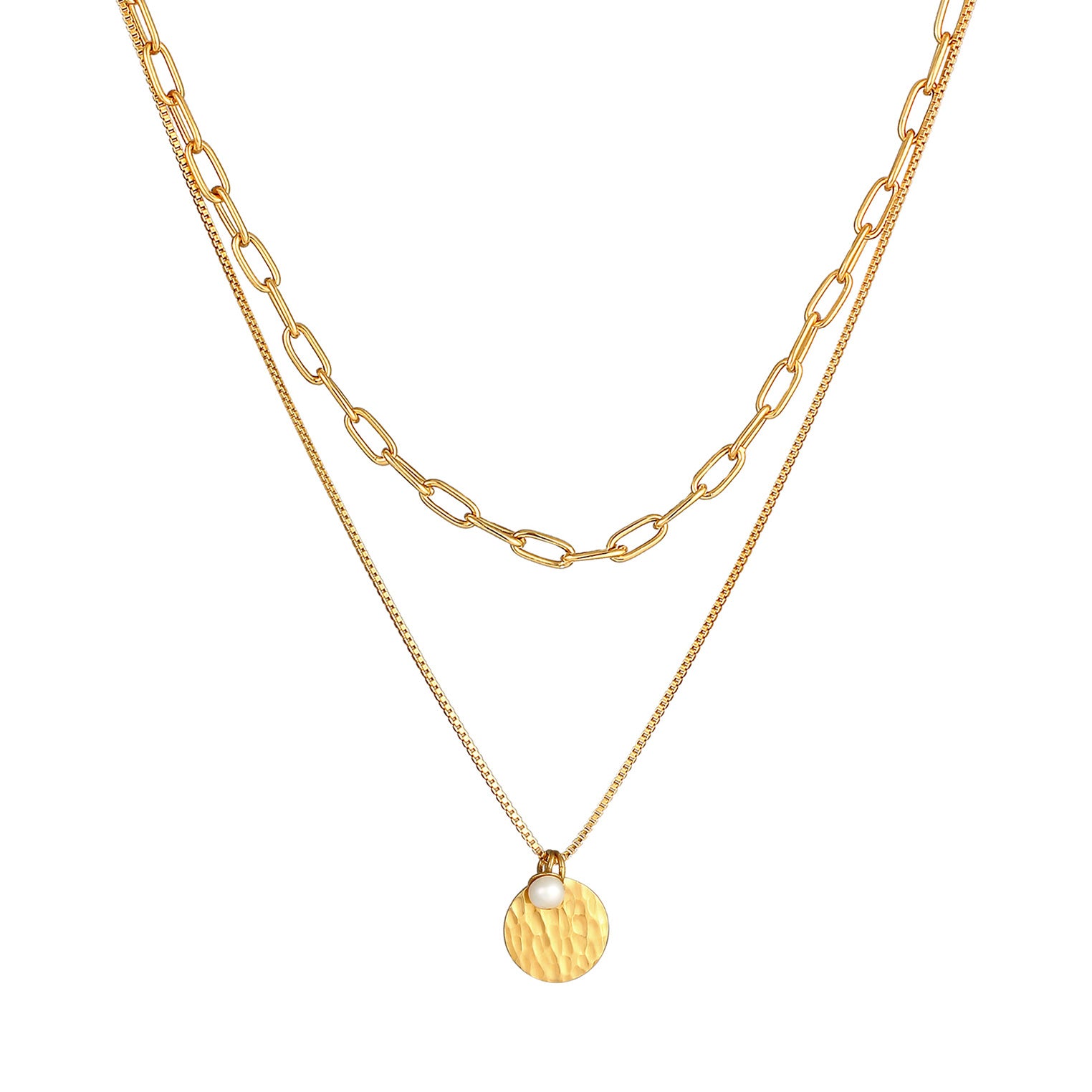 Elli 925 Sterling Silver Layered 2004-BF-0007818-001