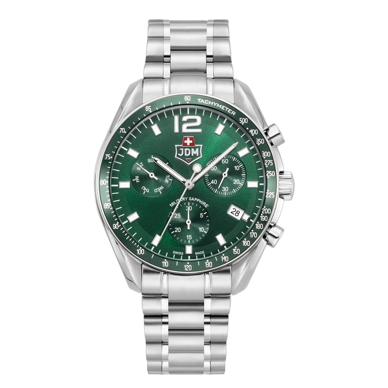 JDM Military Swiss Precision Montre Verte Pour Hommes JDM-WG021-03-zoom-