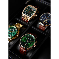 Mats Meier Mont Vélan Chrono Green/Brown Watch MM10002