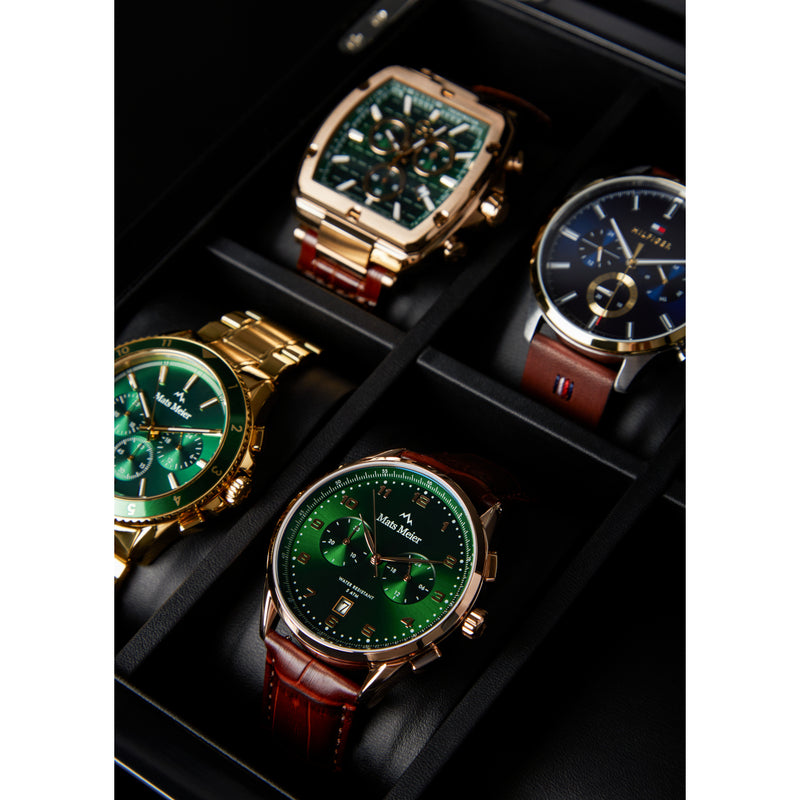 Mats Meier Mont Vélan Hommes Montre Marron MM10002-zoom-