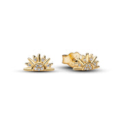 Pandora Moments Clous D’Oreilles Soleil Scintillants Plaqués Or 264627C01