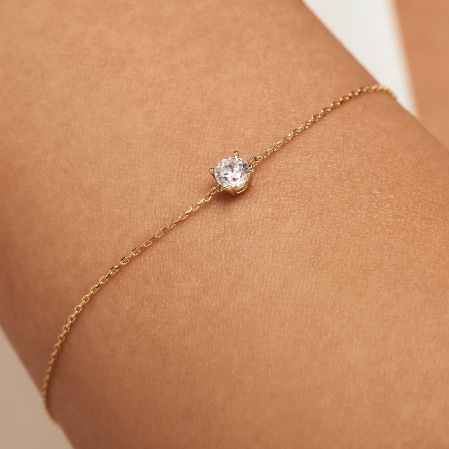 Isabel Bernard Le Marais Loane 14 Carat Golden Bracelet IB320103 (Length: 16.50-18.50 cm)