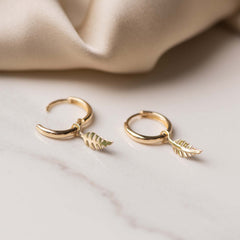 Isabel Bernard Cadeau d´Isabel 14 Carat Golden Earrings Set IB90119
