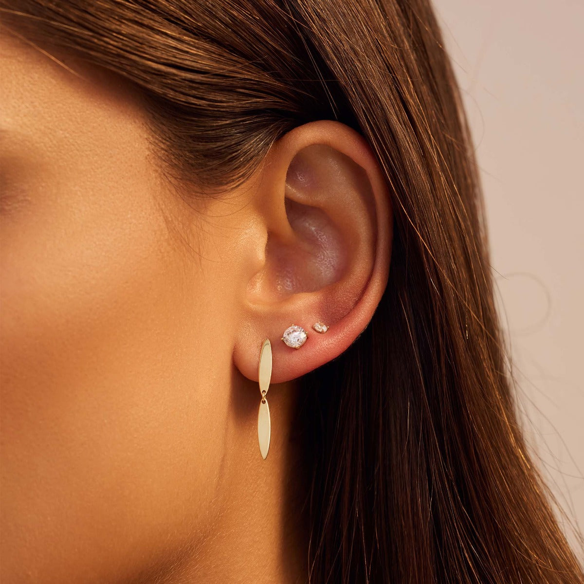 Beloro Jewels La Rinascente Donetta 9 carat gold Ear Studs BO360052