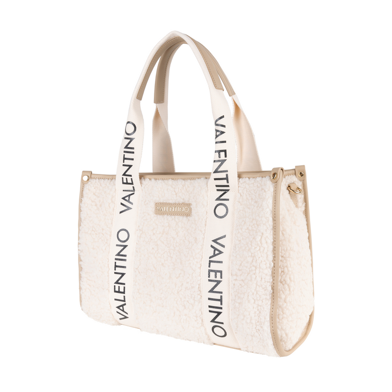 Valentino Bags Special Camy Taupe Shopper VBS7L301TAUPE-zoom-