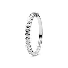 Sif Jakobs 925 Sterling Silver Sarzana Ring SJ-R2750-CZ-56