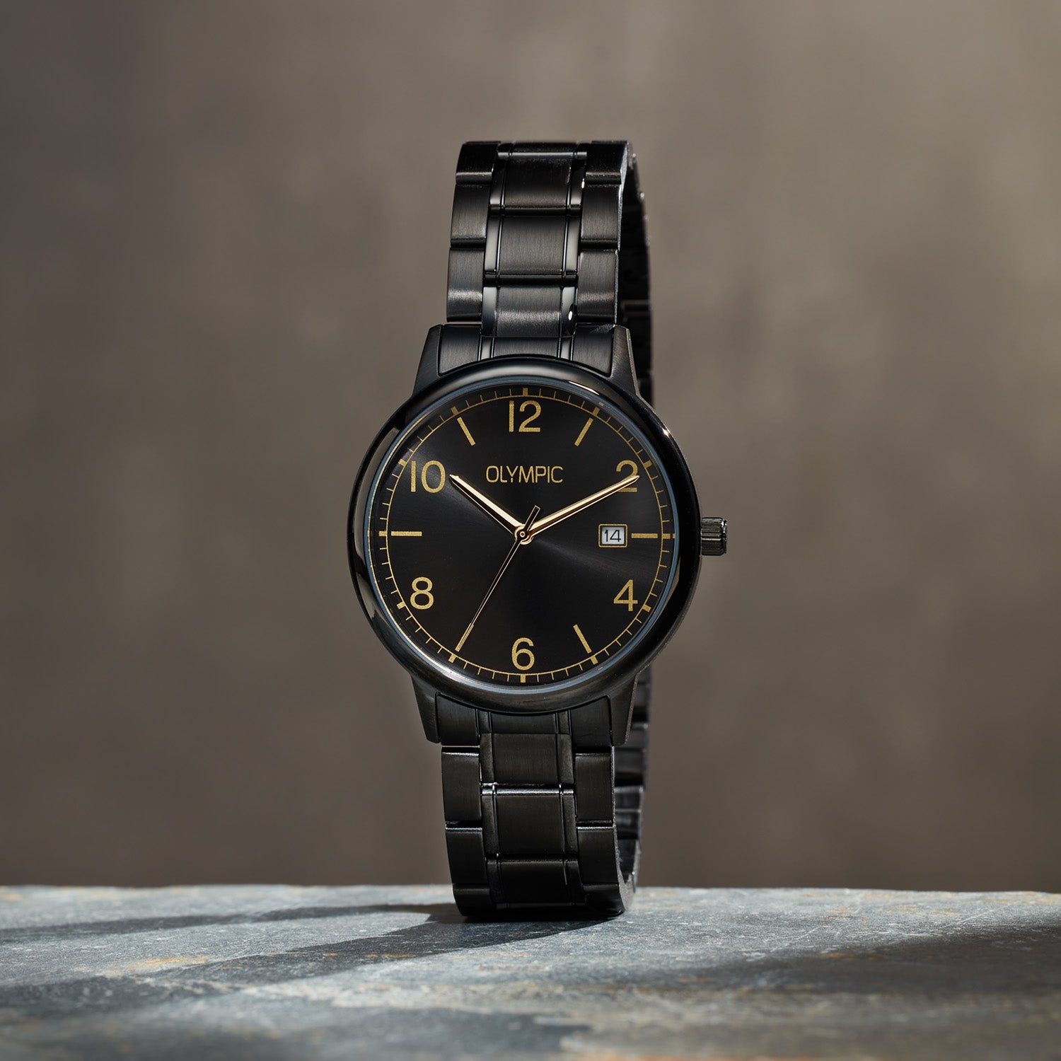 Olympic Henri Zwart Heren Horloge 2002-OL80HZZ001