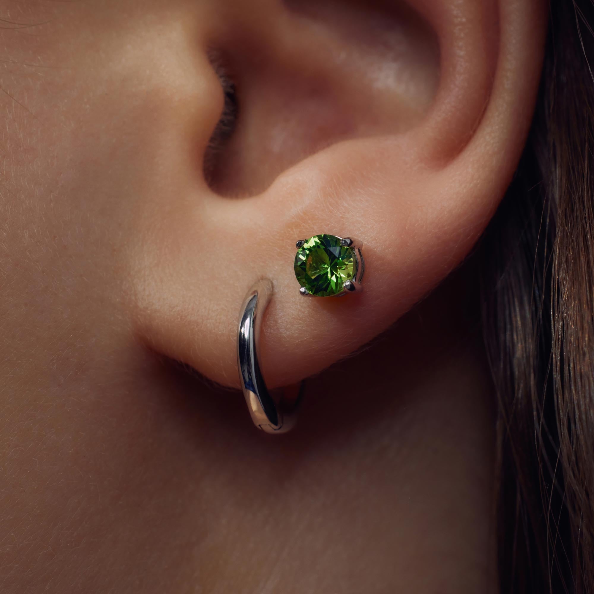 Parte Di Me Santa Maria della Base 925 Sterling Silver Hoop Earrings PDM36061