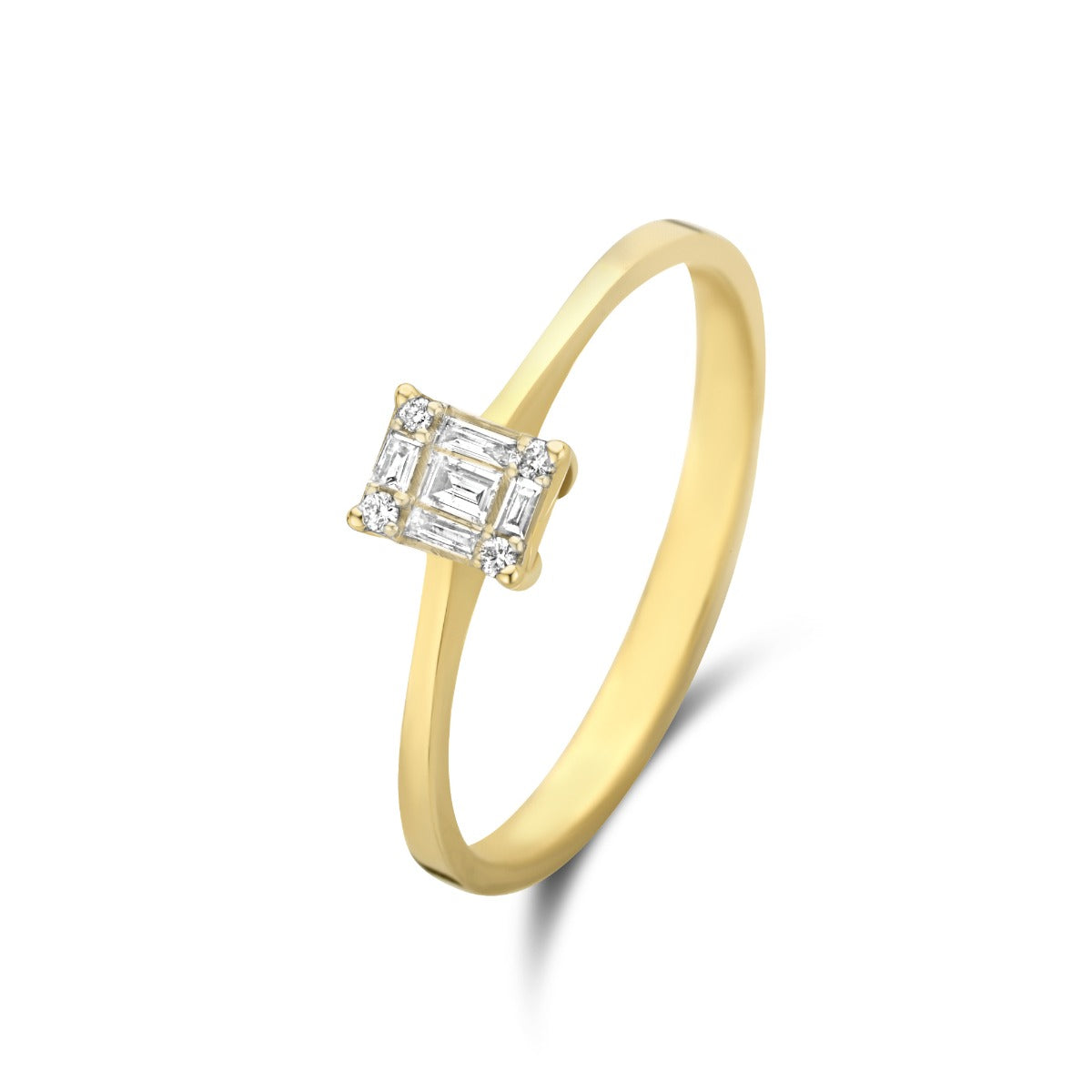 Isabel Bernard De la Paix Maxime 14 Carat Gold Ring | diamond 0.10 ct | IBD330022-60