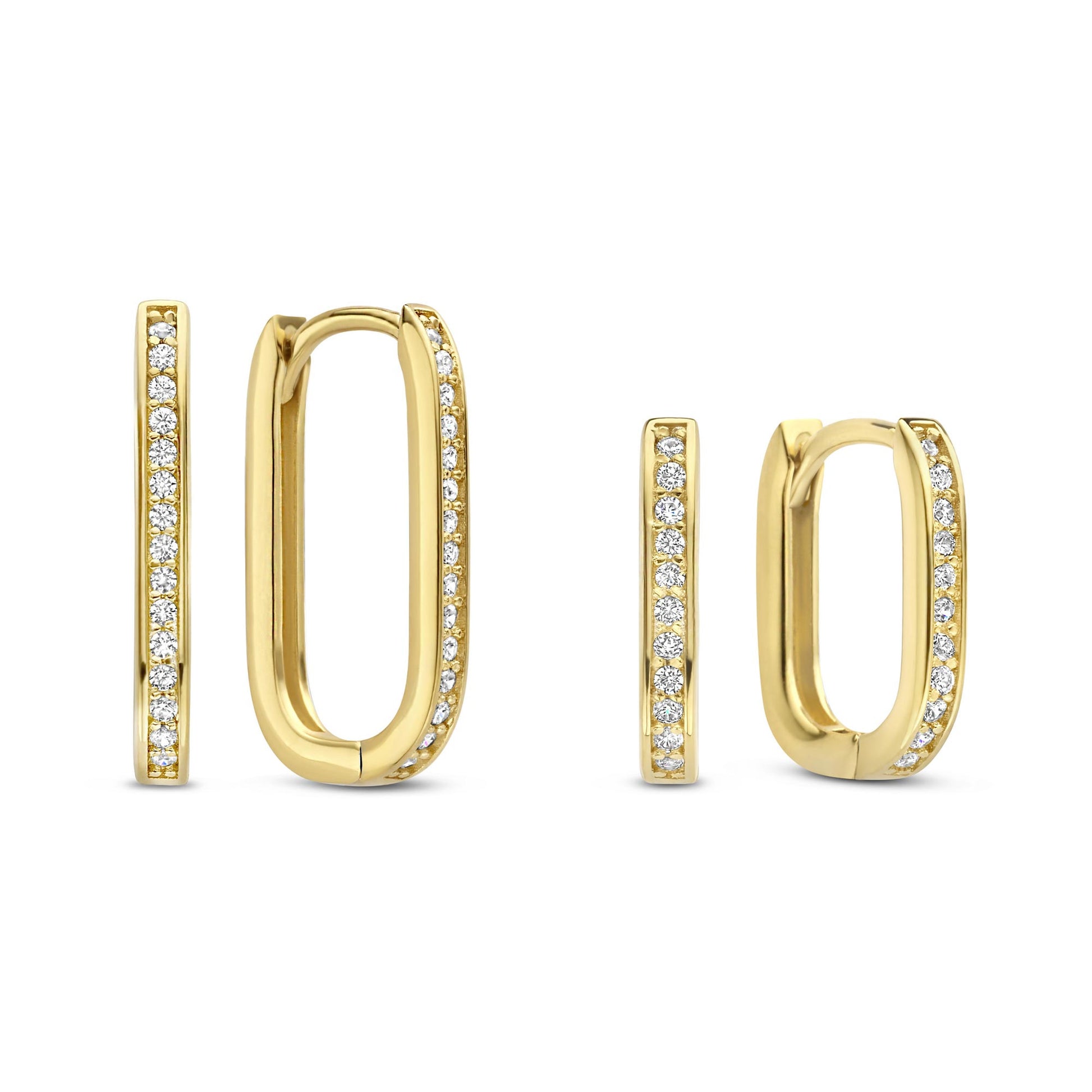 Parte Di Me Sorprendimi 925 Sterling Silver Earrings Giftsetwith14K Gold Plating PDM90061