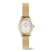 Daniel Wellington Ophelia Mini Mesh White doré montre femme DW00100939