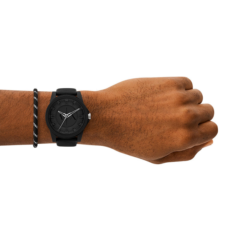 Armani Exchange Outerbanks Hommes Montre Noir AX7159SET-zoom-