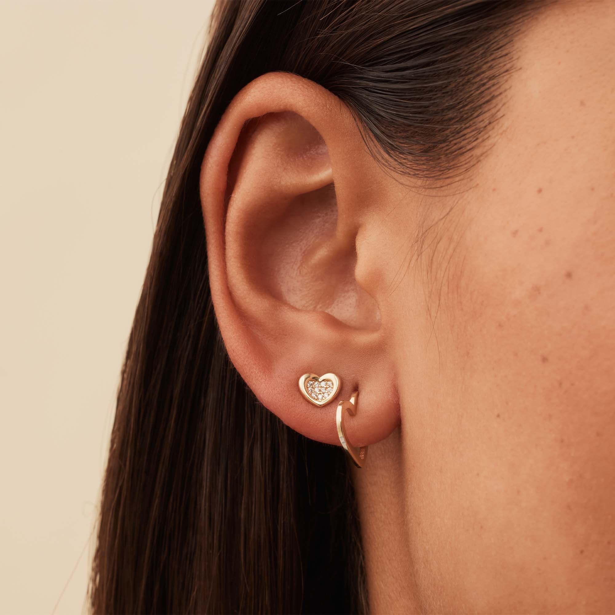 Beloro Jewels Della Spiga Giulia 9 carat gold Ear Studs BO360063