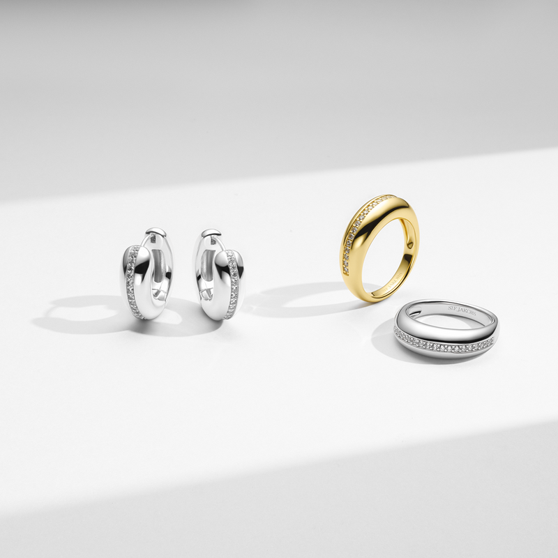 Sif Jakobs Gold Plated Palermo Ring SJ-R2588-CZ-YG-52-zoom-