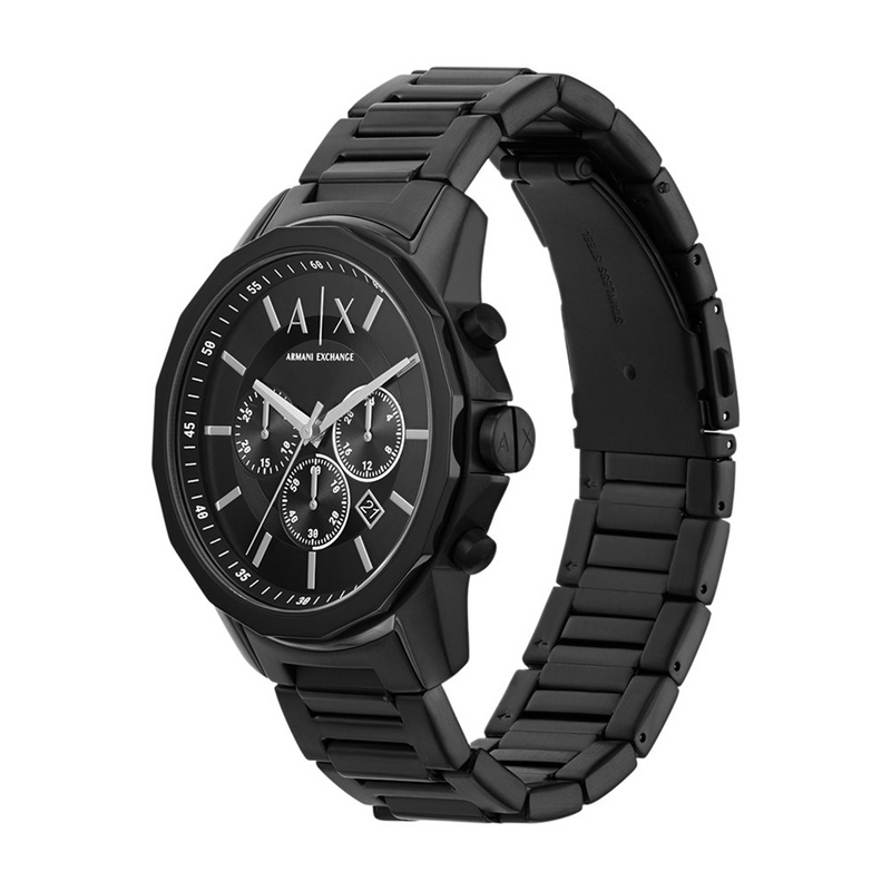 Armani Exchange Montre Chronographe Noire Pour Homme AX1722-zoom-