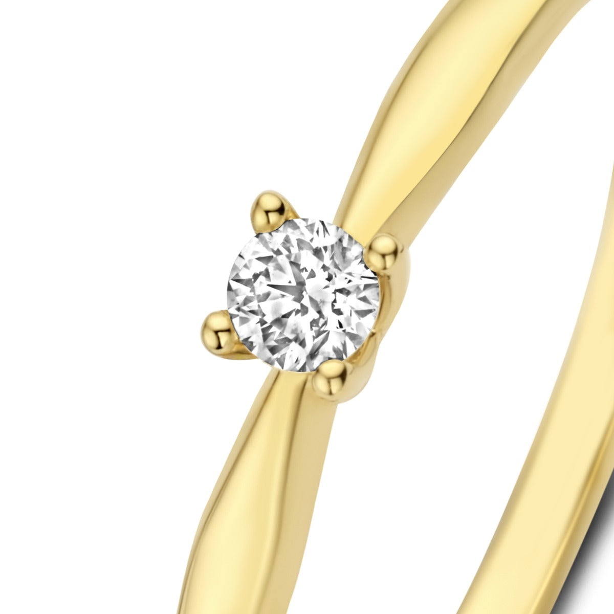 Isabel Bernard De la Paix Celesse 14 Carat Gold Ring | diamond 0.07 ct | IBD330002-54