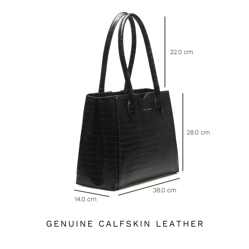 Isabel Bernard Honoré Sac à Main Noir IB25007-zoom-