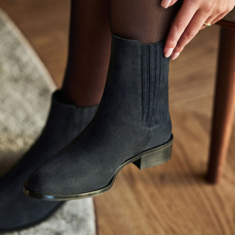 Isabel Bernard Vendôme Femmes Chelsea Boots Bleu IB53000-10-36-zoom-