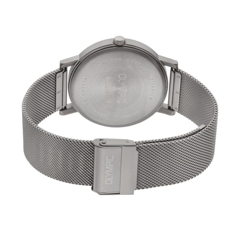 Olympic Titanium Grey Men's Watch OL26HTS002-zoom-
