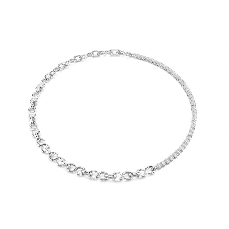 Swarovski Collier Matrix Tennis Argent 5747732-zoom-