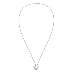 Elli 925 Sterling Silver Necklace with Diamond (0.045 ct) 2004-BF-0007552-001