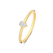 Isabel Bernard De la Paix Bague De la Paix Eloise en or 14 carats avec diamant 0,15 carat IBD330044-52