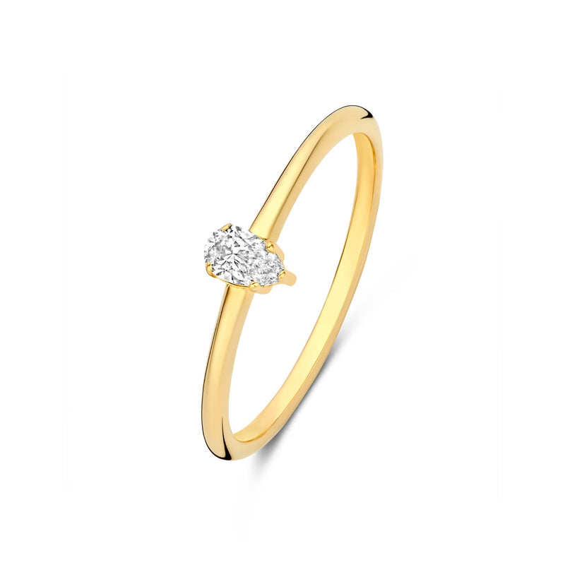 Isabel Bernard De la Paix Bague De la Paix Eloise en or 14 carats avec diamant 0,15 carat IBD330044-52-zoom-