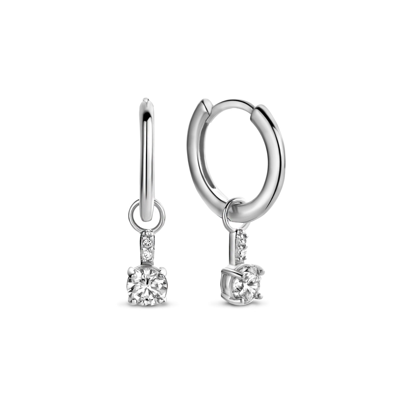 Parte Di Me Ponte Vecchio Sofia 925 Sterling Silver Hoop Earrings PDM36016