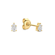Isabel Bernard De la Paix Clous d'oreilles De la Paix Eloise en or 14 carats avec diamant 0,2 carat IBD360036