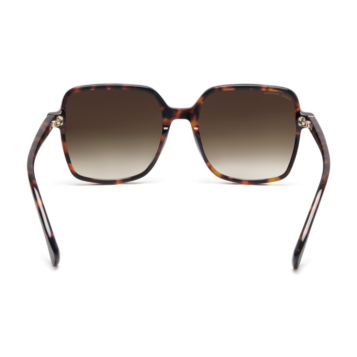 Isabel Bernard La Villette Rene Brown Tortoise Vierkante Sunglasses IB400000-14-14
