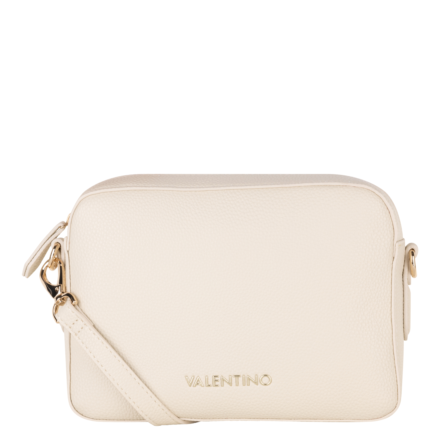 Valentino Bags Brixton Ecru Crossbody Bag VBS7LX07ECRU