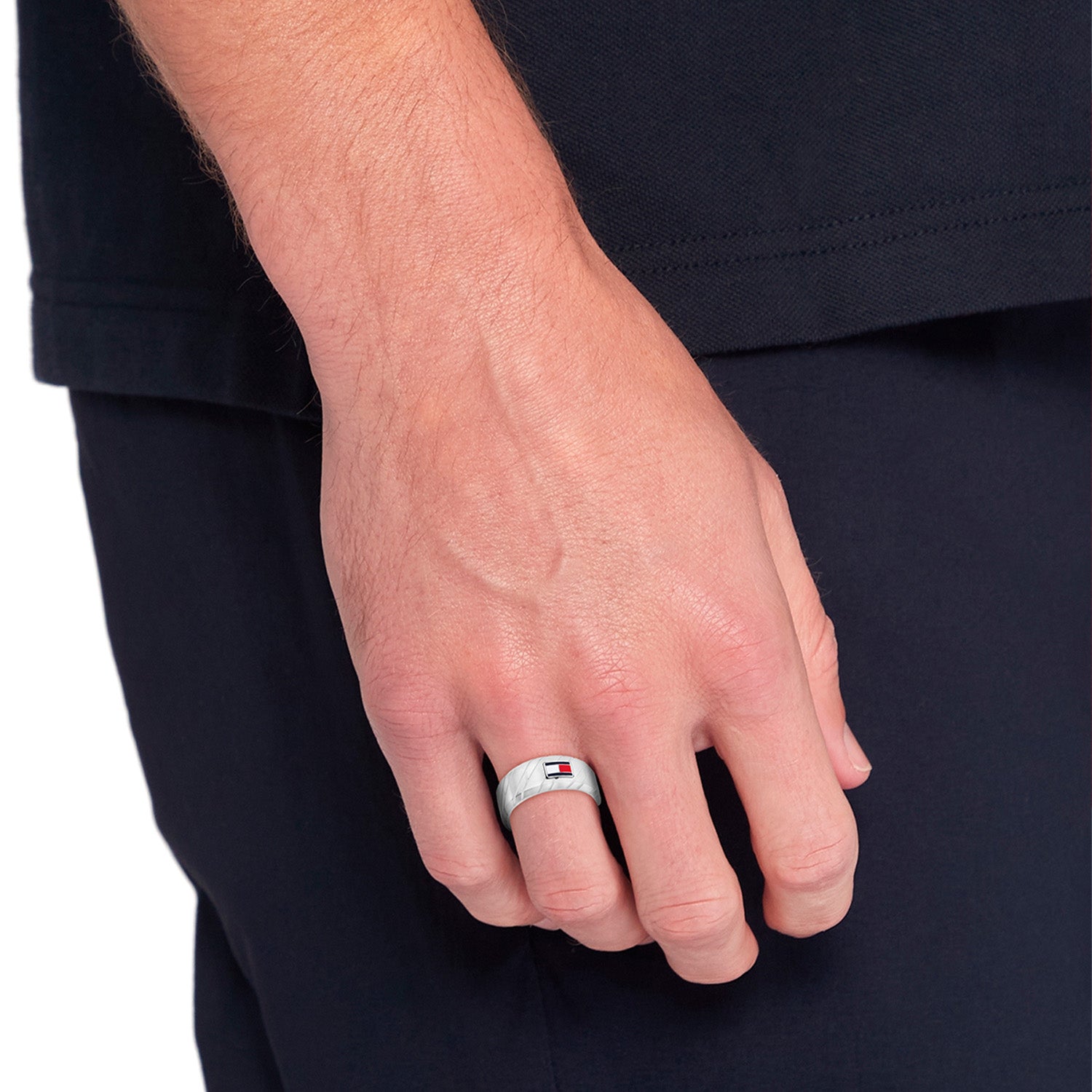 Tommy Hilfiger Lars Silver Coloured Ring TJ2790621