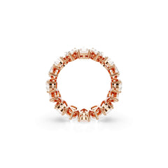 Swarovski Re Matrix Rose Gold Coloured Ring 5690094