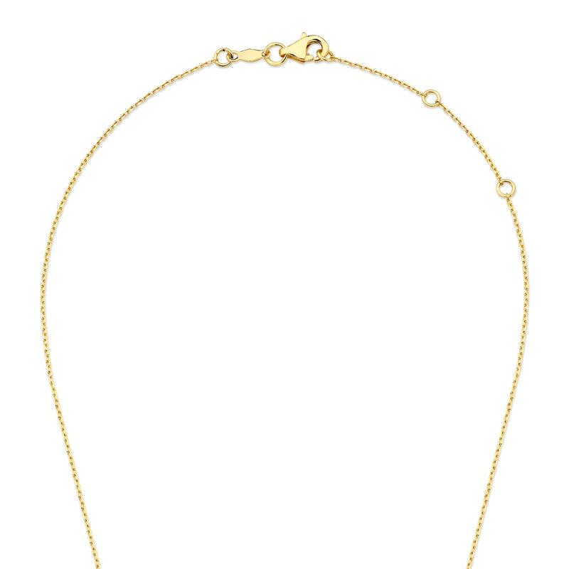 Isabel Bernard De la Paix Amore 14 Karat gold necklace with diamond 0.02 carat IBD350028-zoom-