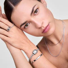 Daniel Wellington Petite & Quadro Mini Arch Silver Women's Watch DW00100844