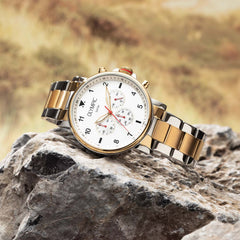 Olympic Jack Zilverkleurig Heren Horloge 2002-OL89HSS057B