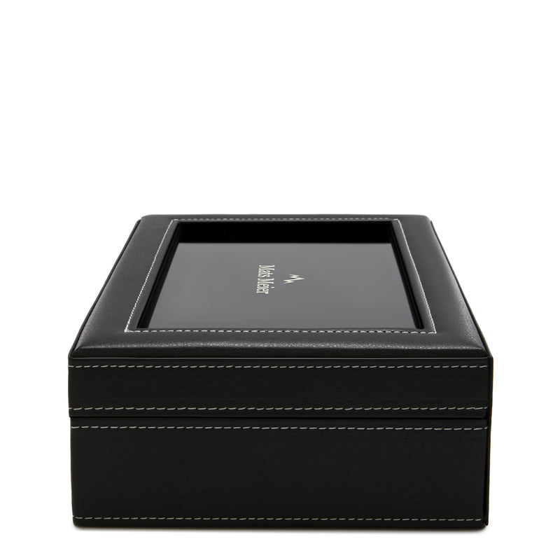 Mats Meier Mont Fort Hommes Boîte à Montres Noir MM-Watchbox-1904-zoom-